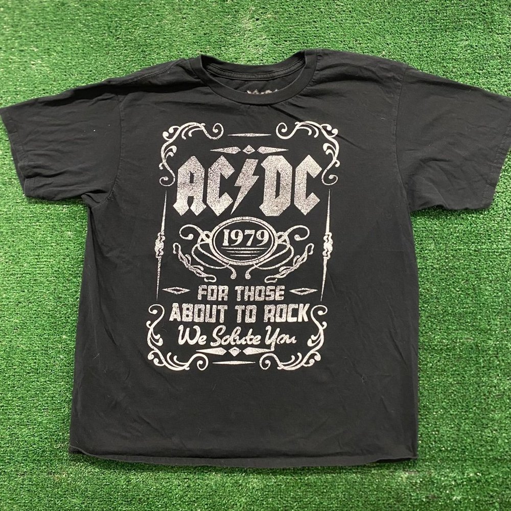 Ac/Dc Essential Vintage Rock Band T-Shirt - Gem